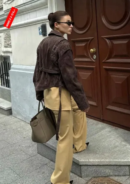 Куртка из замши — фото 6
