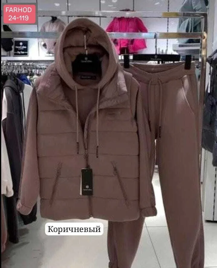 Костюм тройка на флисе — фото 2