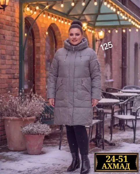 Женская куртка зима из холлофайбера — фото 2