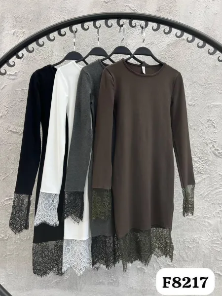 Однотонное платье — фото 13