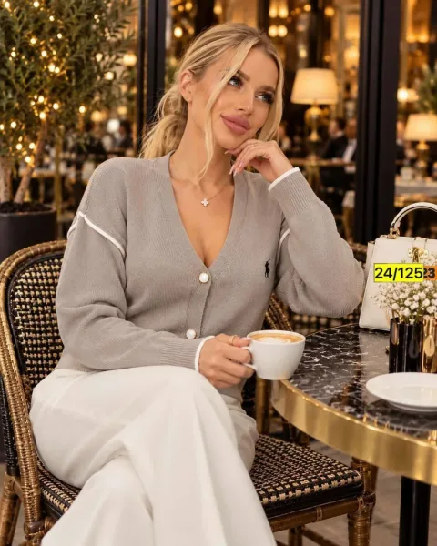 Кардиган из фабричного кашемира — фото 8