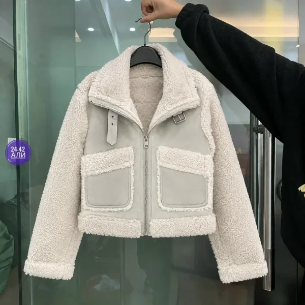 Шубка из ткани Оригинальный Барашка — фото 3