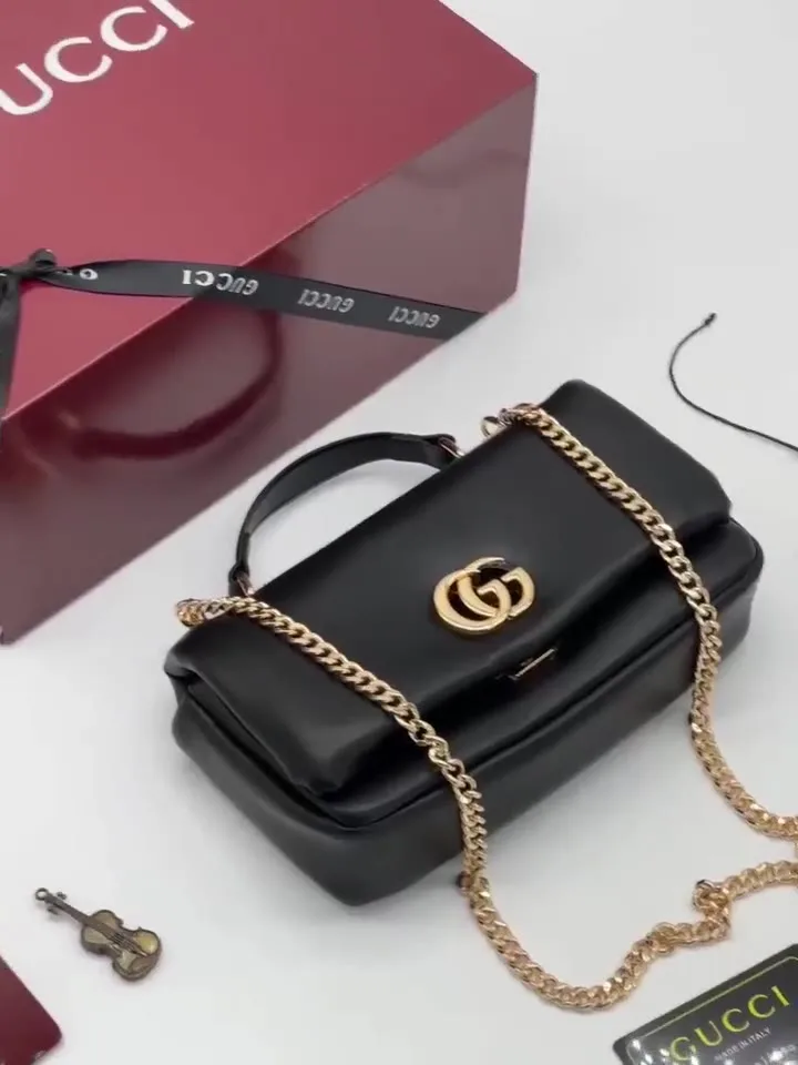 Женская сумка GUCCI, натуральная кожа — видео