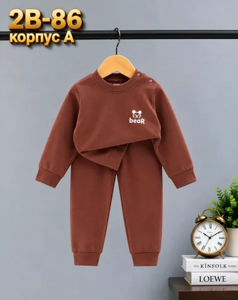 Пижама из флиса и хлопка — фото 4