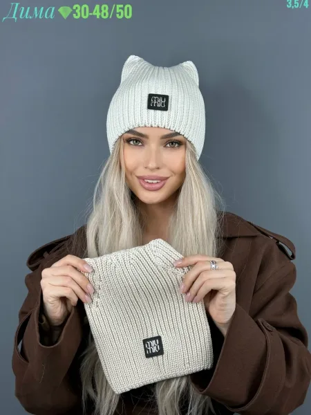 Шапка из хлопка — фото 2