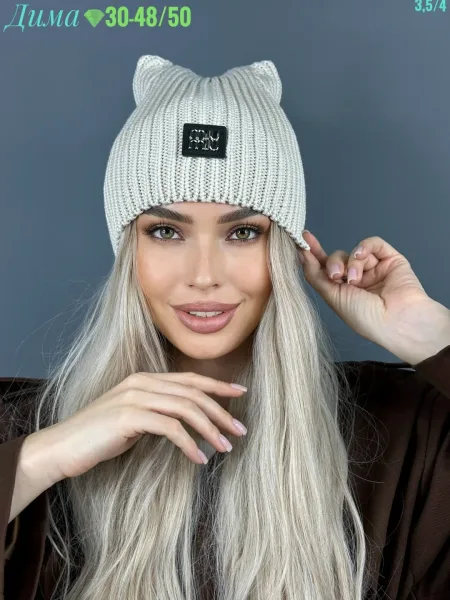 Шапка из хлопка — фото 5