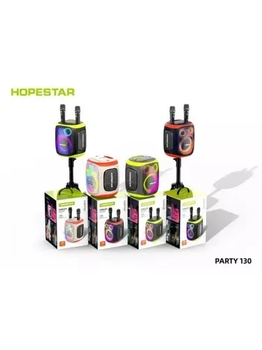 Портативная музыкальная колонка Party 130, серая — фото 5
