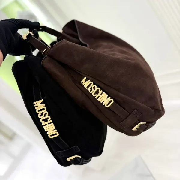 Сумка MOSCHINO из натуральной замши — фото 8