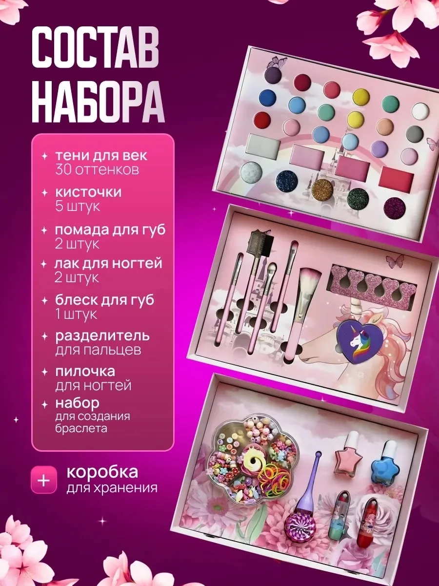 Набор декоративной косметики для девочек — фото 2