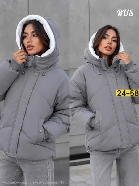 Модная куртка из полиэстера — фото 26