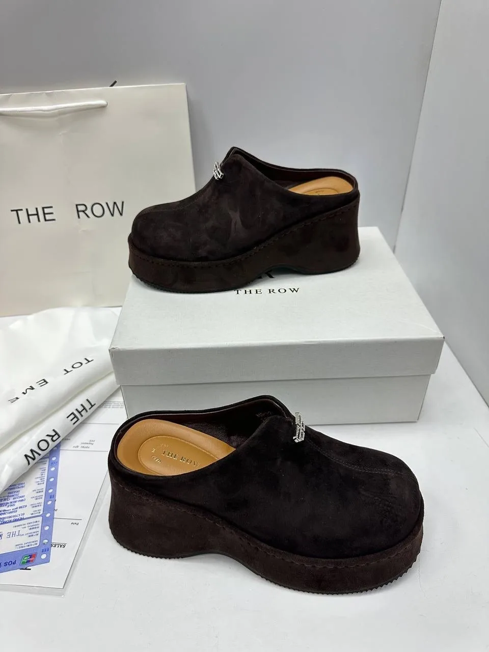 Лоферы женские The Row НОВИНКУ, кожа — фото 2
