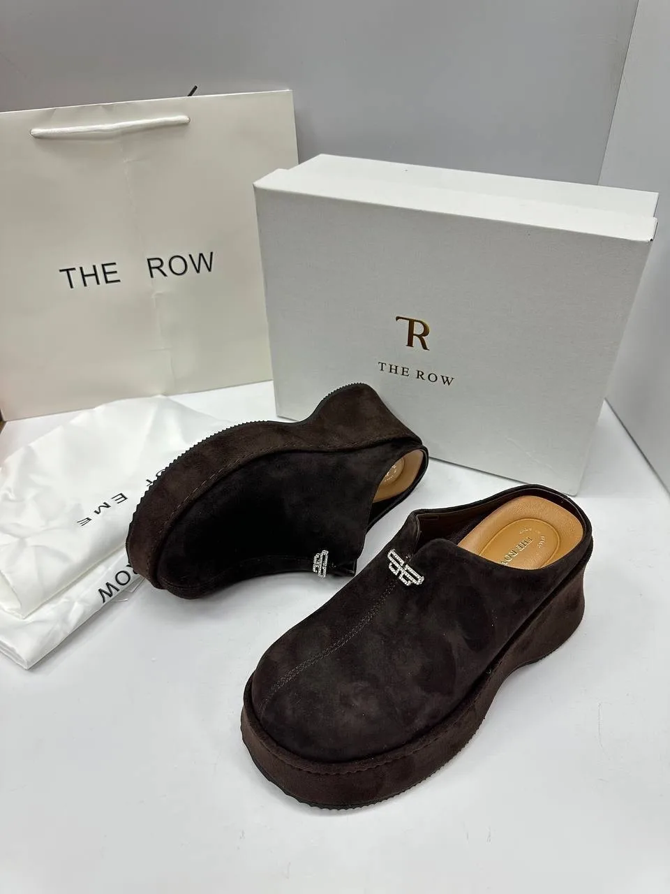 Лоферы женские The Row НОВИНКУ, кожа — фото 4