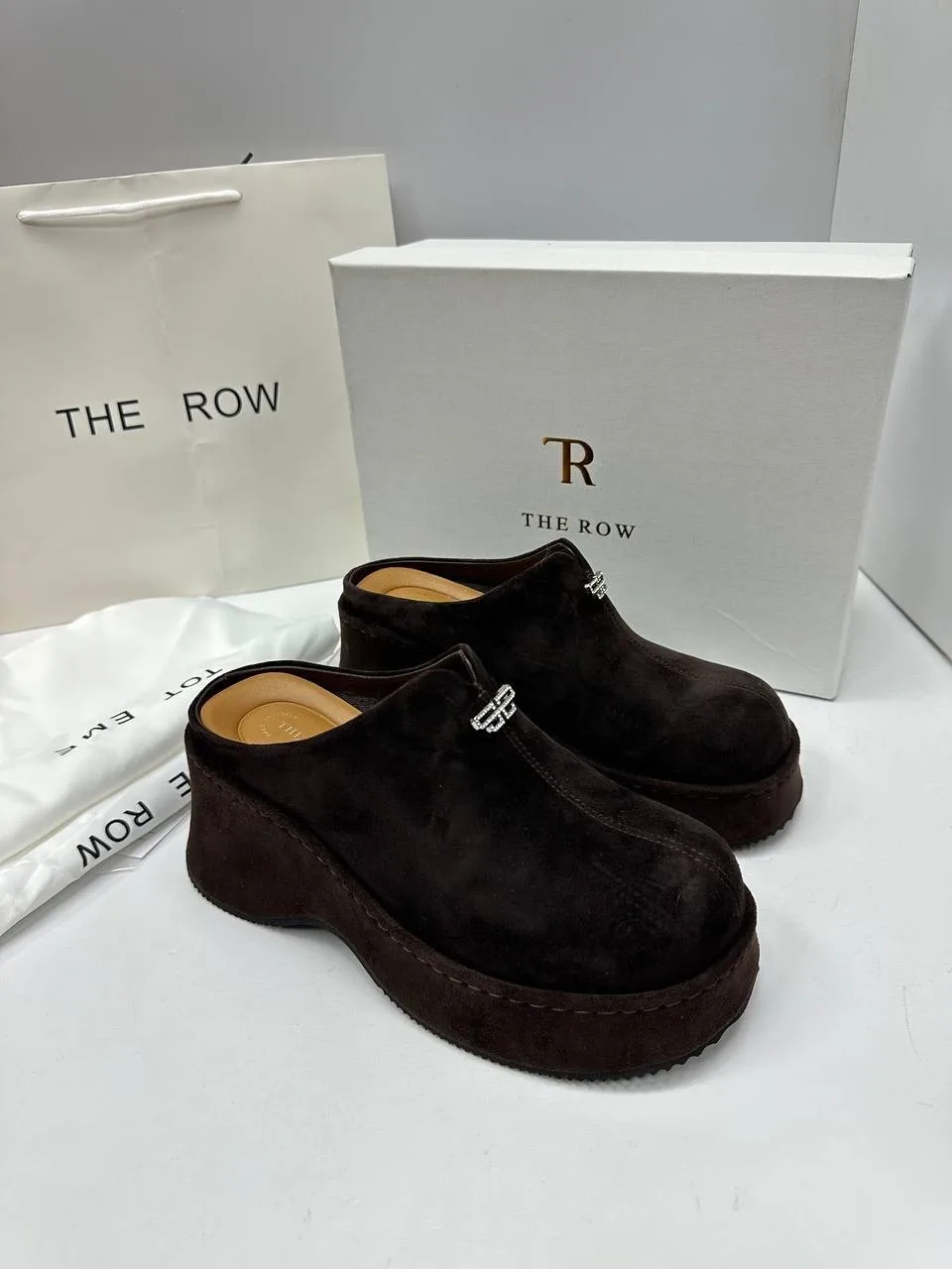 Лоферы женские The Row НОВИНКУ, кожа — фото 8