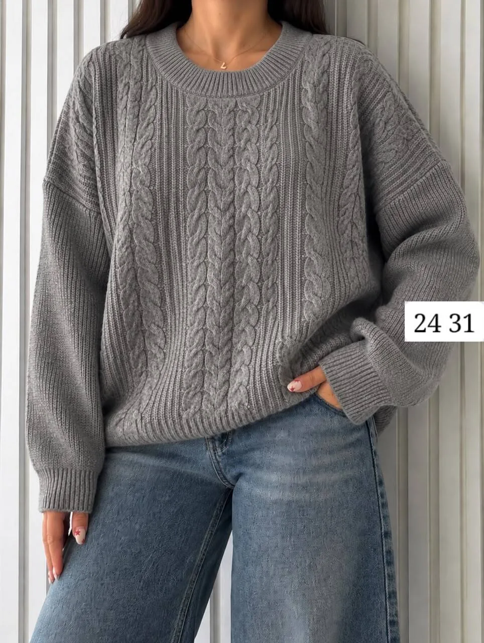 Теплые кардиган ед 48-60Ткань вязка /Кашмир плотная — фото 2