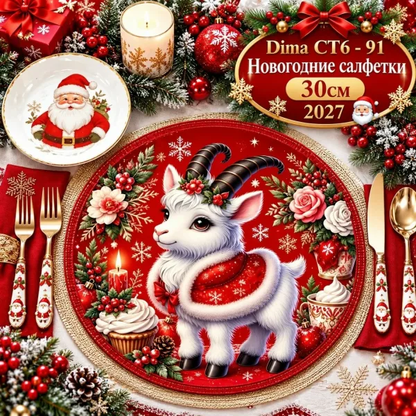 НОВОГОДНИЕ САФЕТКИ 2027 — фото 2