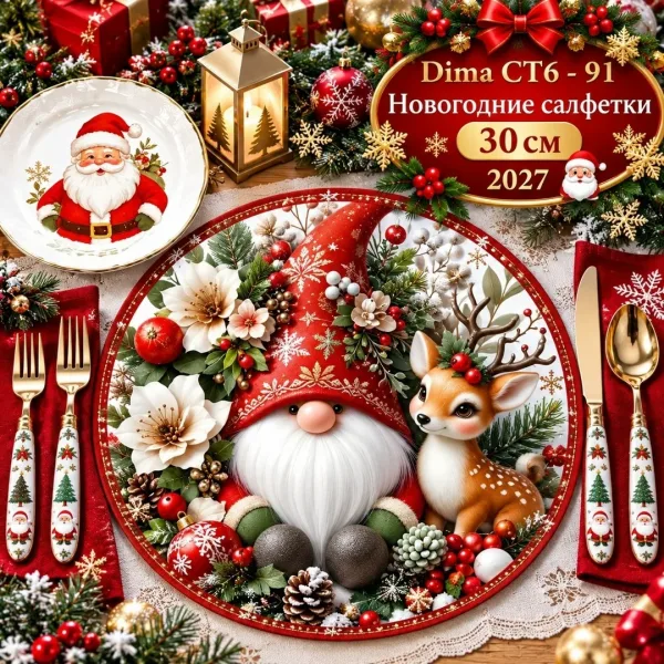 НОВОГОДНИЕ САФЕТКИ 2027 — фото 4