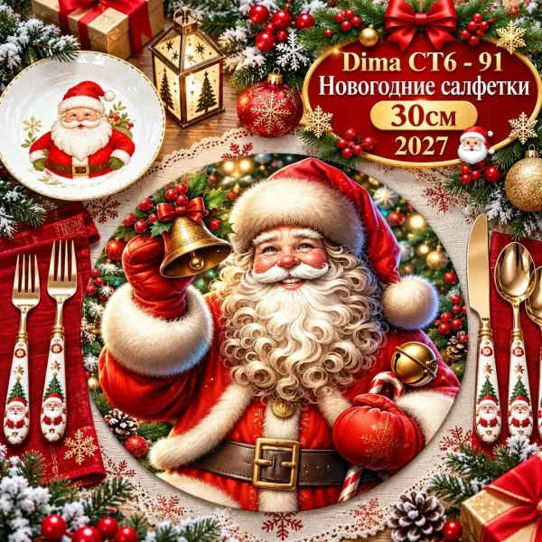 НОВОГОДНИЕ САФЕТКИ 2027 — фото 8