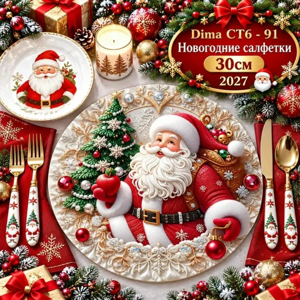 НОВОГОДНИЕ САФЕТКИ 2027 — фото 9