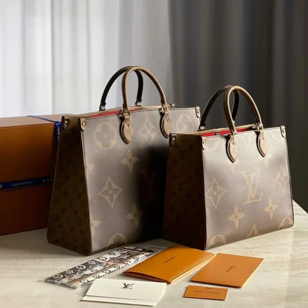 LV сумка кожа натуральная + канва Люкс — фото 10