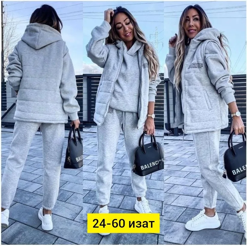 Костюм тройка из флиса — фото 5