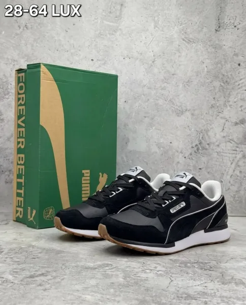 Кроссовки мужские PUMA из натуральной замши — фото 4