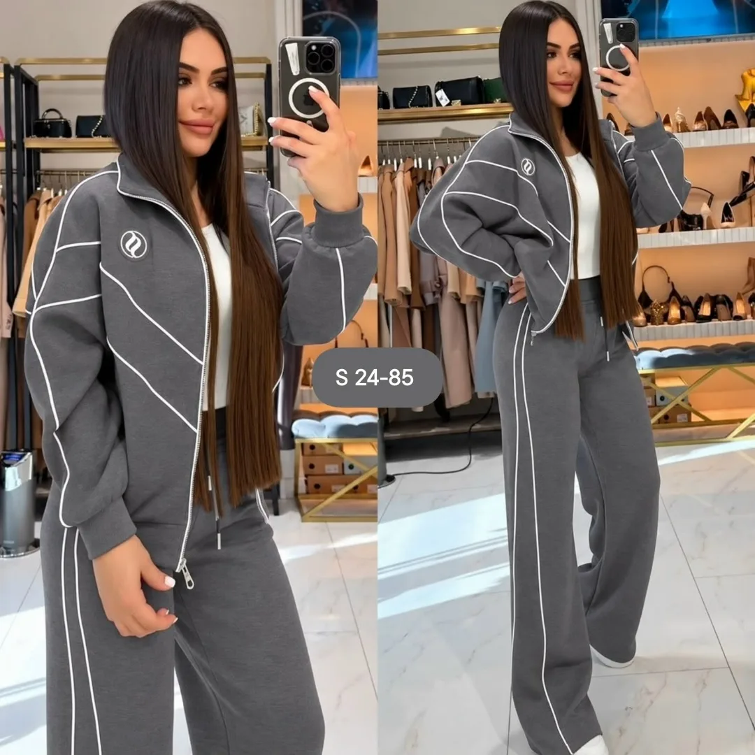 Свитшот и брючки из тёплого флиса — фото 2