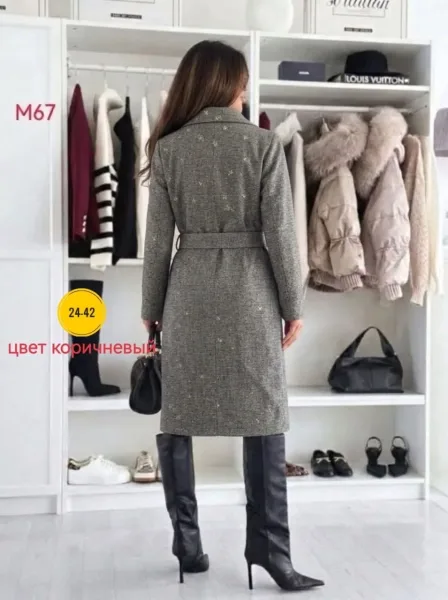Пальто Хороший качество, кожа — фото 2