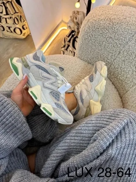 Классические кеды NEW Balance 9060 из натуральной кожи — фото 4