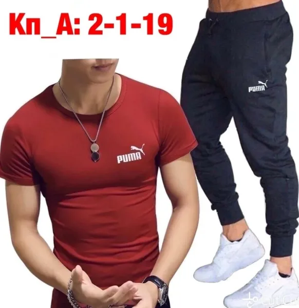 Спортивный костюм из натурального хлопка — фото 7