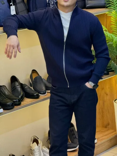 Джемпер на молнии - маленький секрет хорошего вида — фото 9