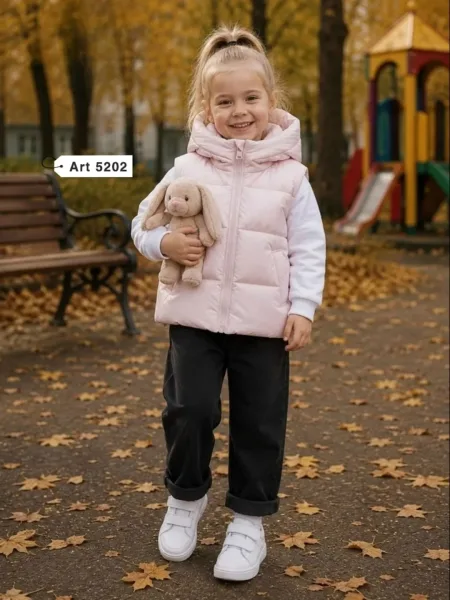 Лёгкая жилетка на холофайбере с подкладкой из хлопка — фото 5