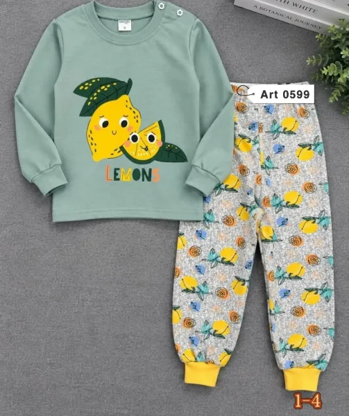 Пижама из мягкого хлопка с начесом, подходит для сна — фото 6
