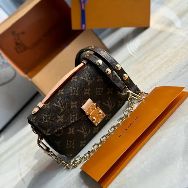 LV Сумка Канва + Кожа Натуральная ЛЮКС — фото 6