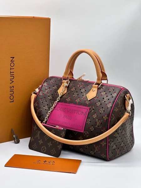 LOUISVUITTON, сумка из канвы и натуральной кожи — фото 4