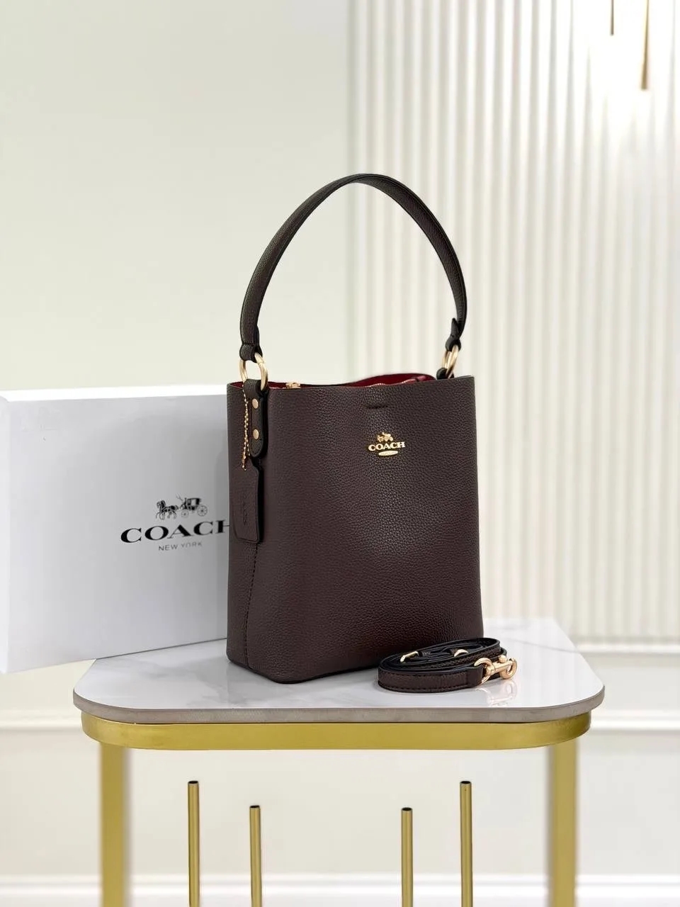 Сумка COACH из эко кожи ЛЮКС — фото 2