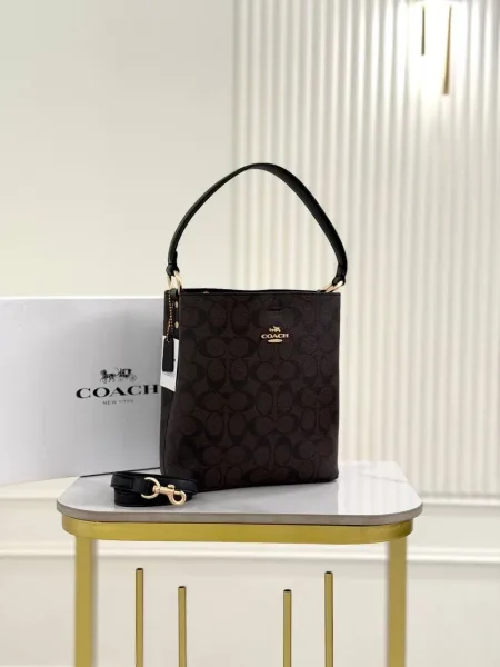Сумка COACH из эко кожи ЛЮКС — фото 3