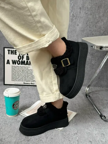Угги зимние на платформе — фото 14