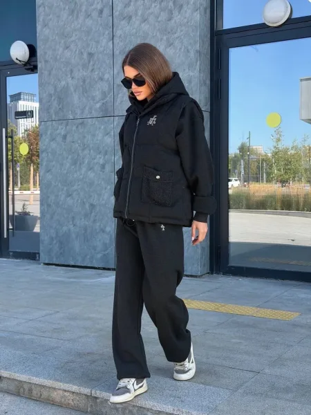 Костюм-тройка Chrome Hearts, хлопок на флисе — фото 9