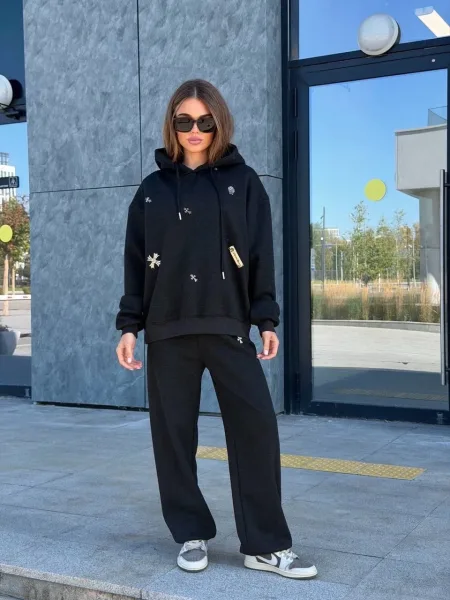 Костюм-тройка Chrome Hearts, хлопок на флисе — фото 24