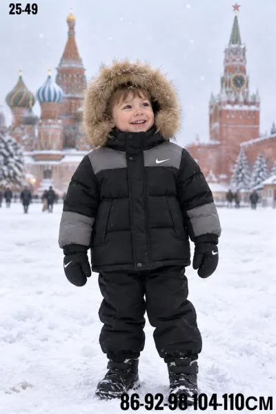 Куртка зимняя с мембраной и натуральным мехом — фото 1