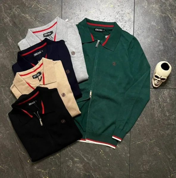 Кофта ZEGNA на молнии — фото 6