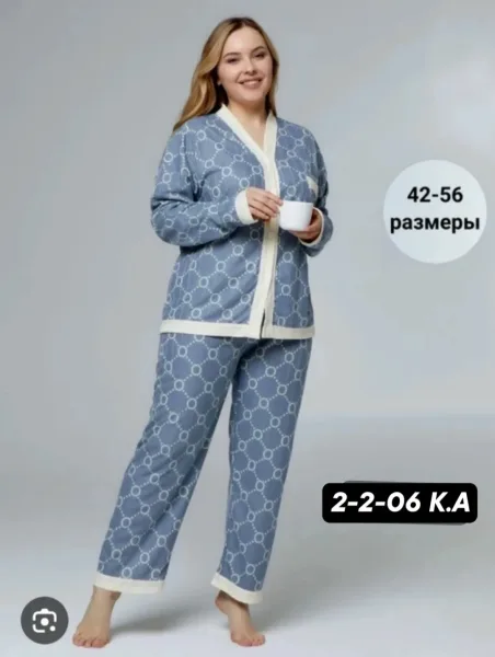 Пижама женская хлопок — фото 3