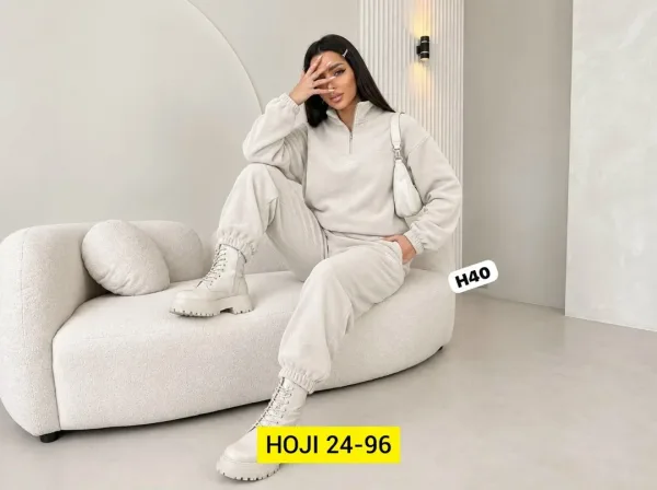 Двухсторонний флисовый костюм двойка подходит для повседневной носки и активного — фото 1