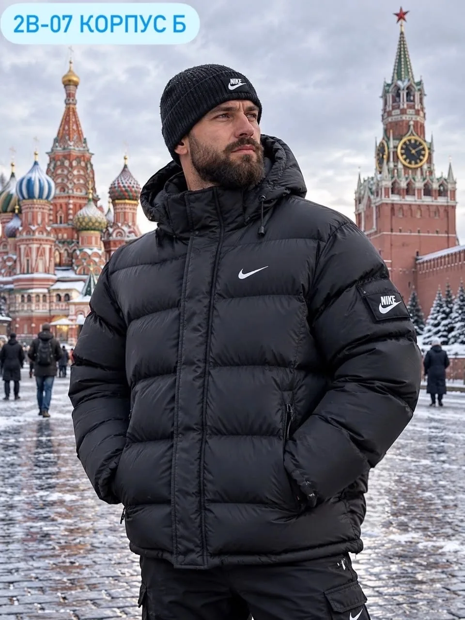 Зимняя куртка для мужчин из синтепона — фото 2