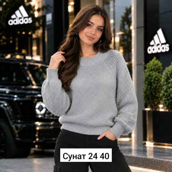 Однотонный джемпер из натурального кашемира — фото 4