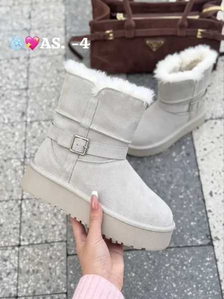 Кеды с мехом и замшей — фото 6