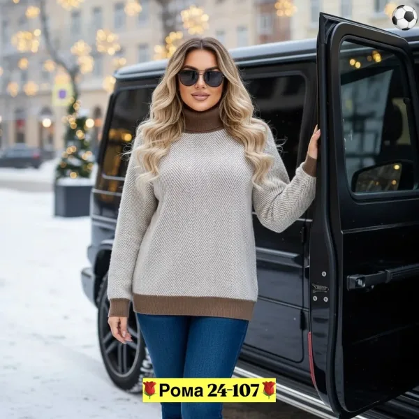 Тёплая кофта из качественного кашемира — фото 8