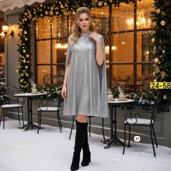 Платье пайетка — фото 6