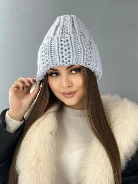Шапка с подкладкой из смеси шерсти и акрила — фото 5