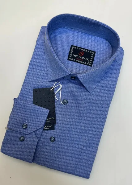 Рубашка Nikola Rossi CLASSIC (L-5XL), хлопок — фото 3